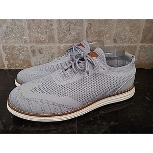 BKWHDAY Mens Gray Oxford Dress Shoes casual shoes light weight. SIZE 12